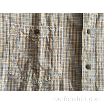 Langarm Check Shirt lässig